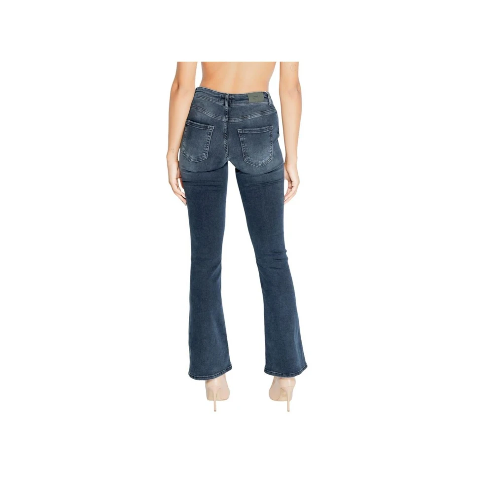 Only Blauwe Bootcut Jeans voor Vrouwen Blue Dames