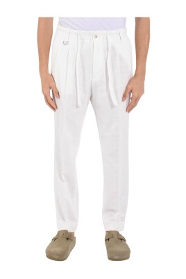 cotton-button-closure-pants