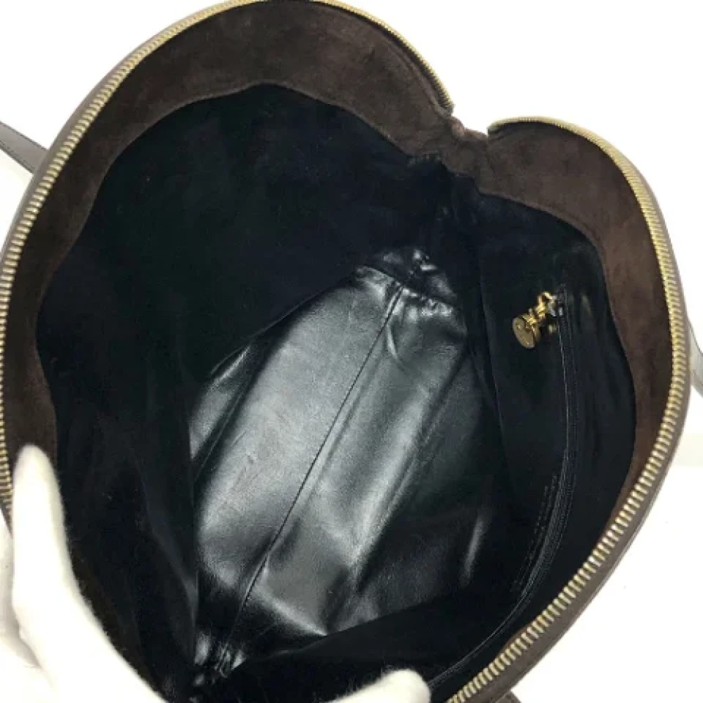 Salvatore Ferragamo Pre-owned Leather shoulder-bags Brown Dames
