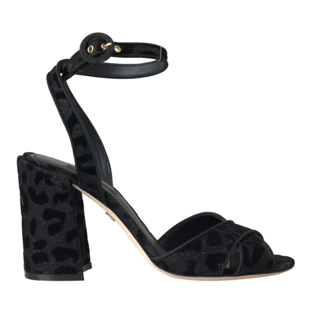 Dolce & Gabbana Women's Black Gorgeous Heels Sandals