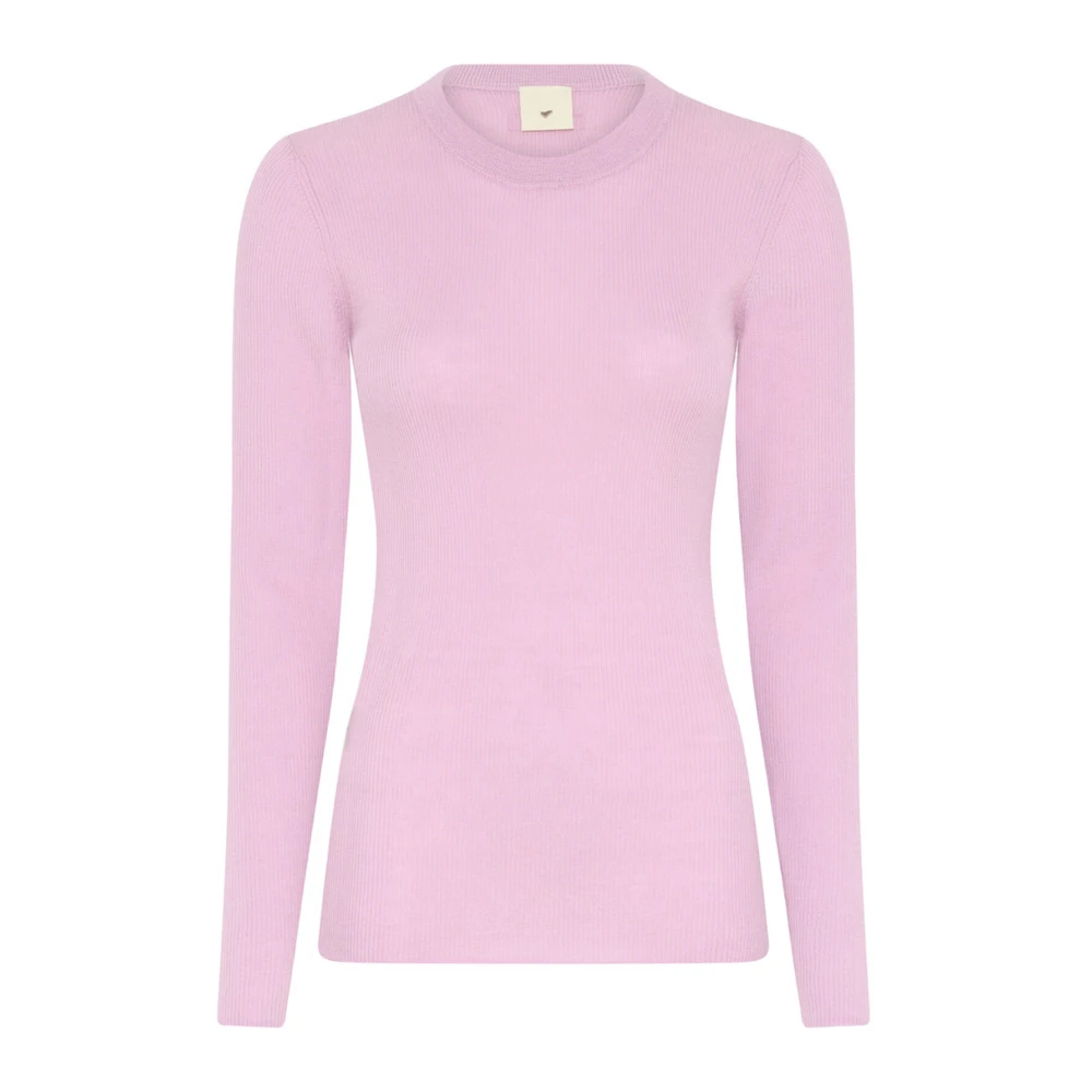 Heartmade Elegante Gebreide Blouse in Rose Pink Dames