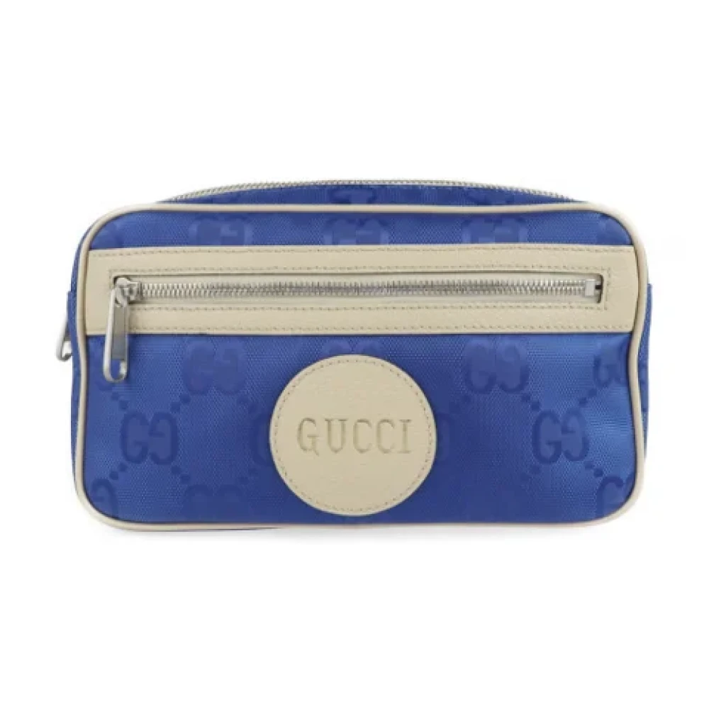 Gucci Vintage Pre-owned Fabric gucci-bags Blue Unisex