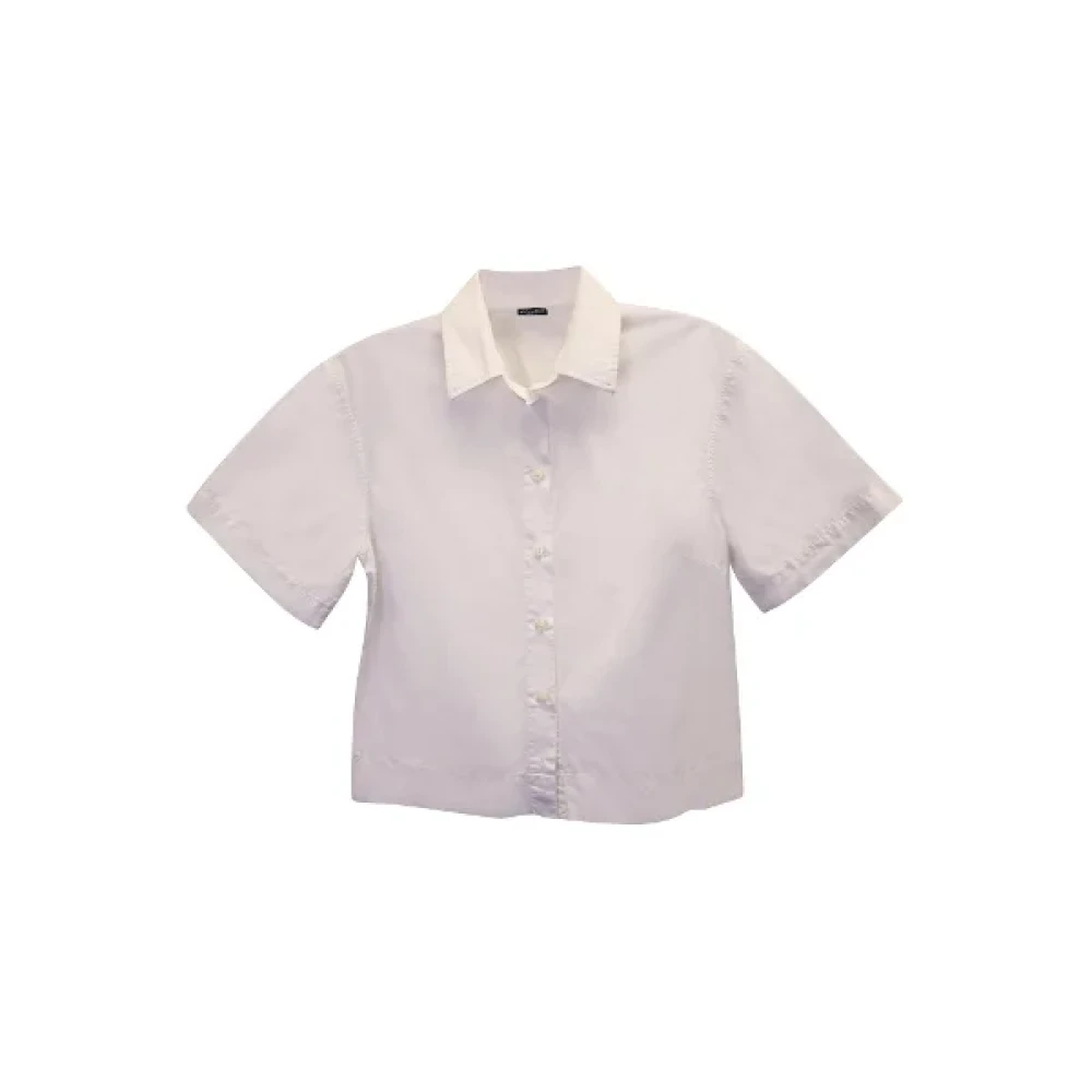 Dolce & Gabbana Pre-owned Cotton tops White Dames