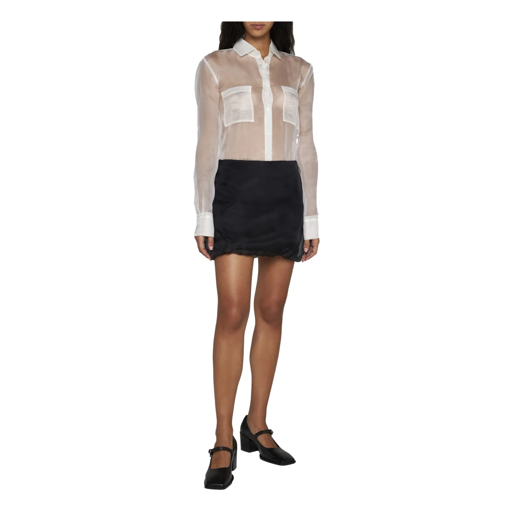 Blanca Vita Satijnen Minirok Black Dames