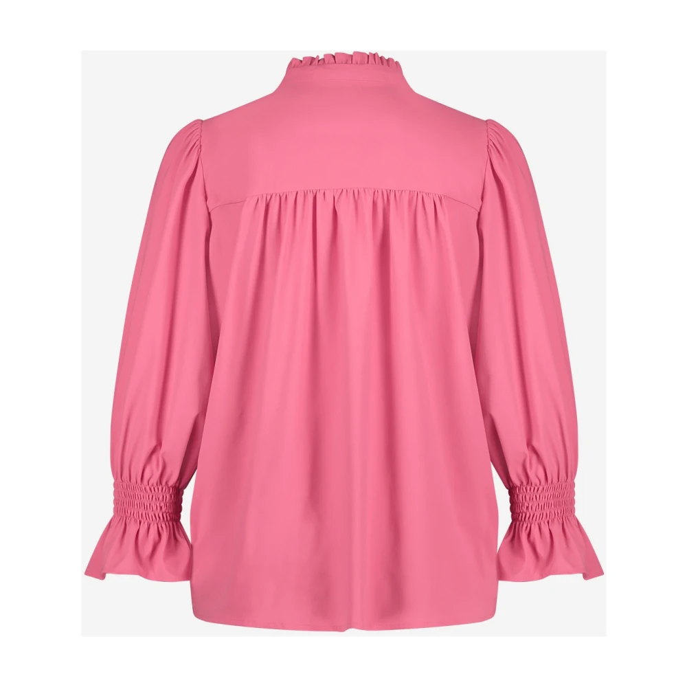 Jane Lushka Stijlvolle Olivia Blouse in Roze Pink Dames