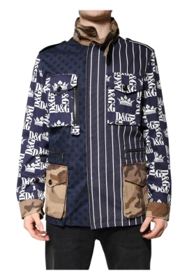Multifärgad Logo Patchwork Kappa Jacka