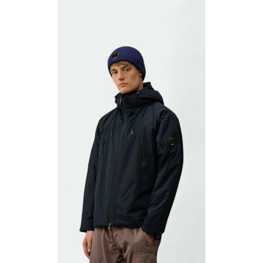 C.P. Company Gewatteerd capuchonjack Pro-Tek stijl Blue Heren