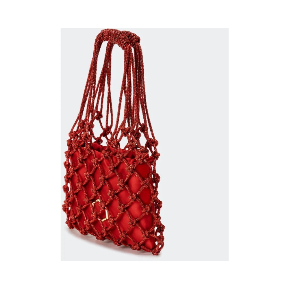 Hibourama Carrie Fonkelende Mini Tas Red Dames