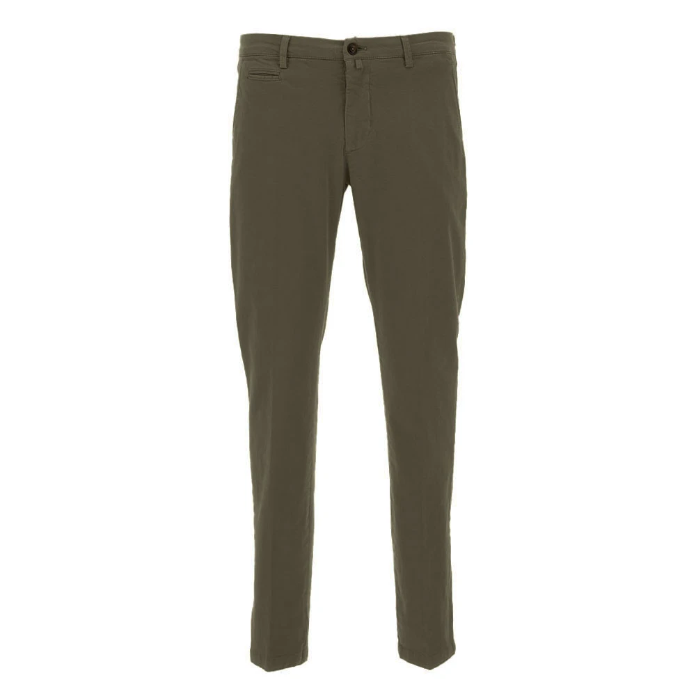 Briglia Klassieke Groene Chinos Slim Fit Green Heren