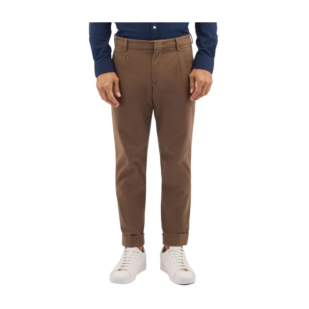 Brooks Brothers Brown Chinos, Male, W33, Stretch Cotton Chinos
