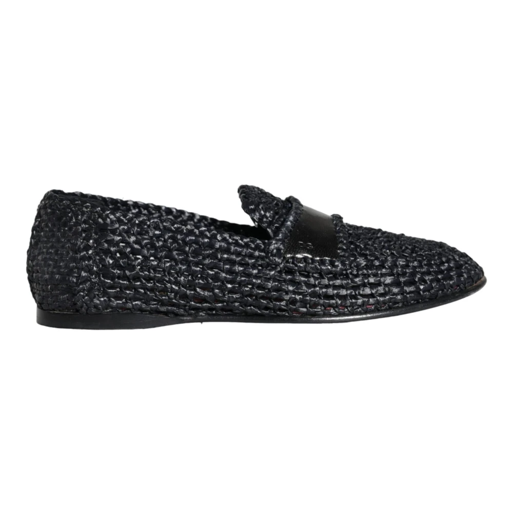 Dolce & Gabbana Men's Black Loafers - Loafers - 7 1/2 Uk - Shoes