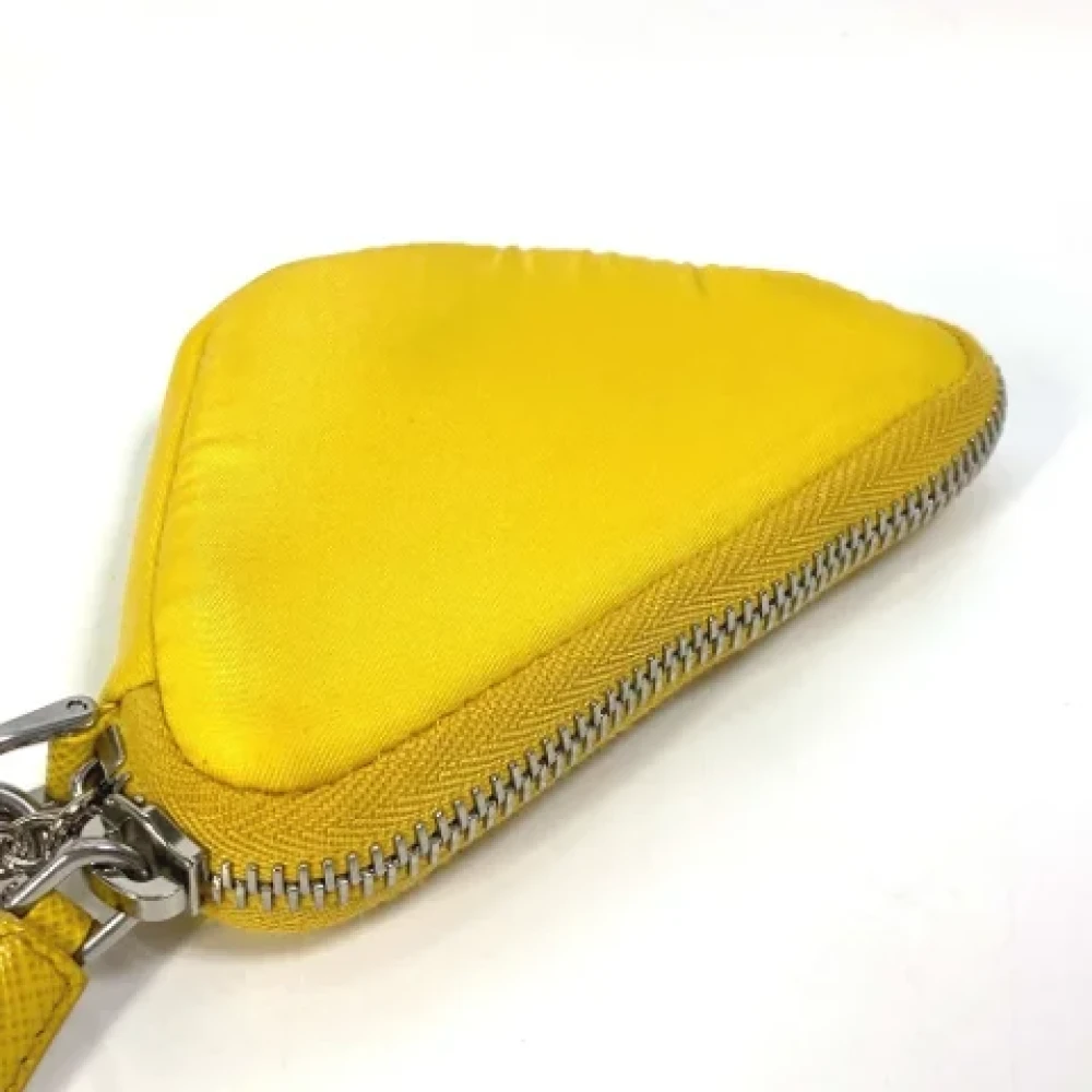 Prada Vintage Pre-owned Nylon prada-bags Yellow Dames