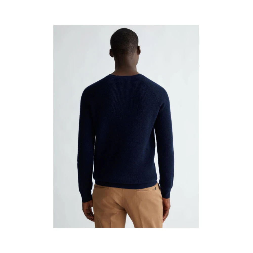 Liu Jo Wol en kasjmier mix trui Blue Heren
