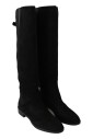 black-suede-knee-high-flat-boots