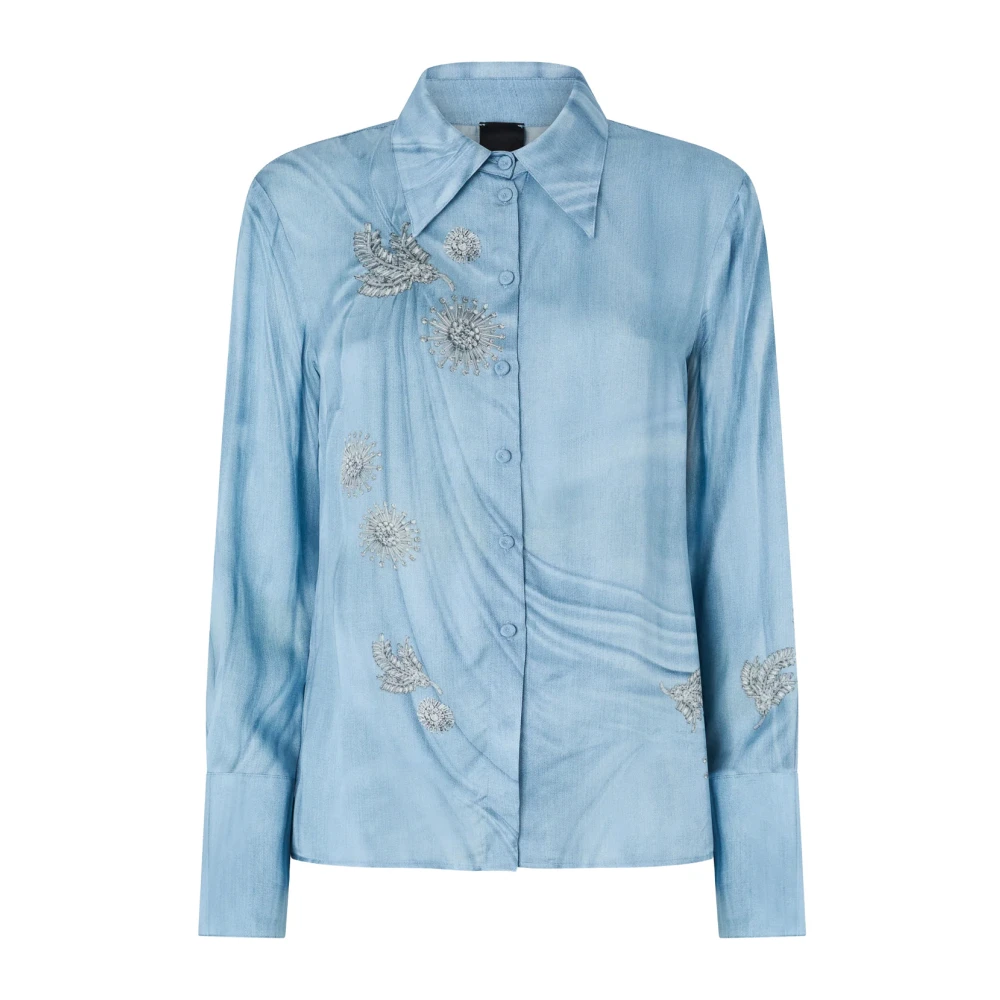 Pinko Women's Blue Shirts - Shirts - M - Blouses & Shirts