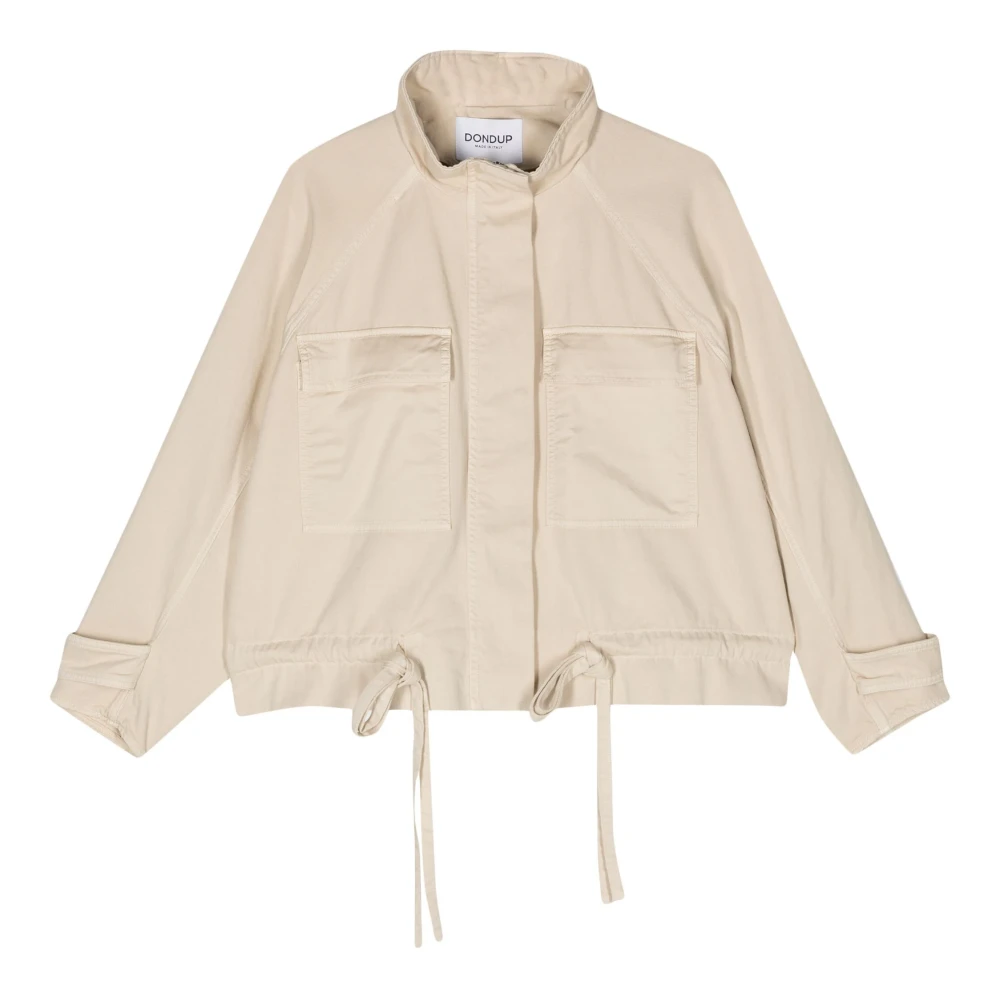 Dondup Katoenen Jas Beige Dames