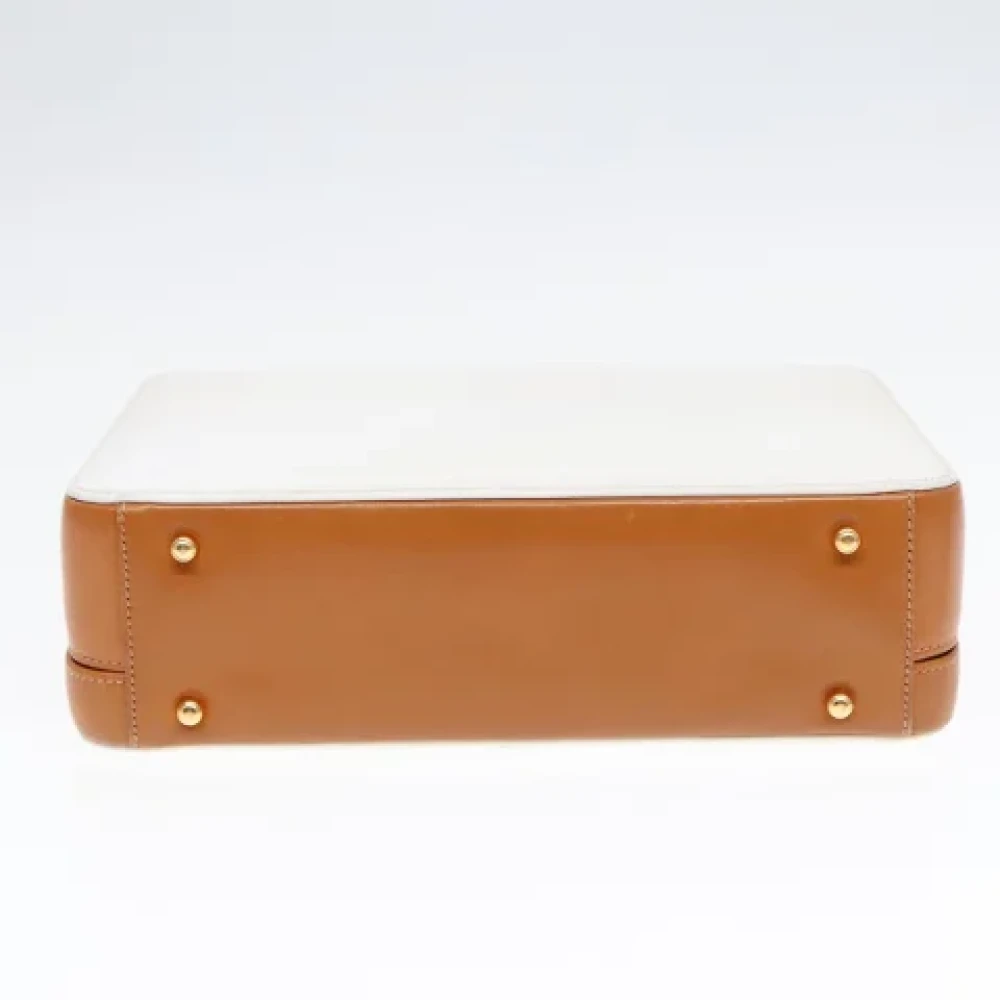 Gucci Vintage Pre-owned Leather gucci-bags White Dames