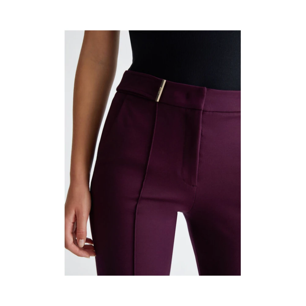 Liu Jo Flare stretch broek in Array stijl Red Dames