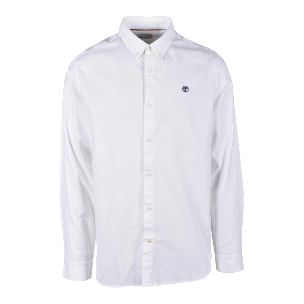 Timberland Katoenen Overhemd White Heren