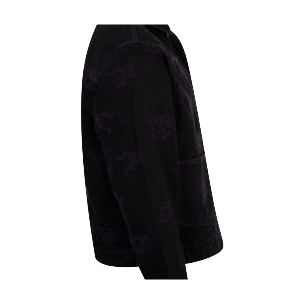 Needles Zwarte Denim Jas Klassieke Stijl Black Heren
