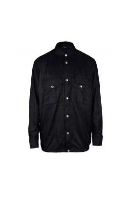 Oversized Nylon Skjorta