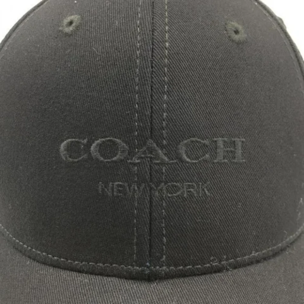 Coach Pre-owned Fabric hats Blue Heren