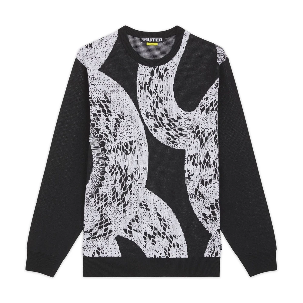 Iuter Katoenen Gebreide kleding en Sweaters BOA Jumper Black Heren