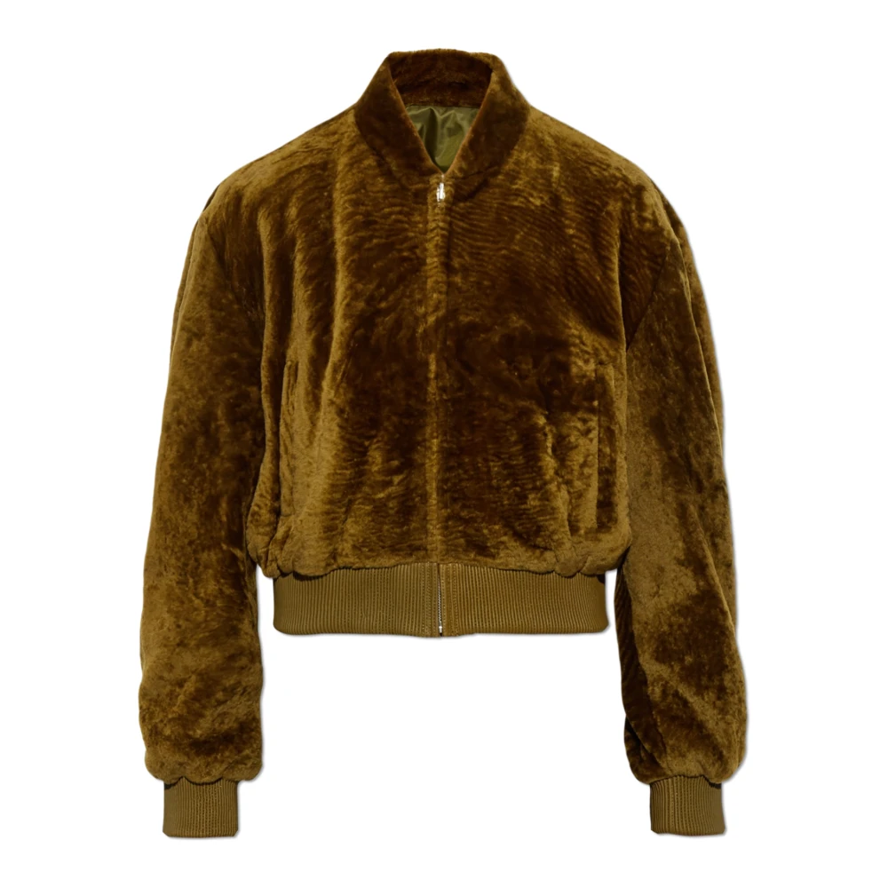 Arma Azra Shearling Jacket - Female - Leather Jackets - Green - S - Jackets