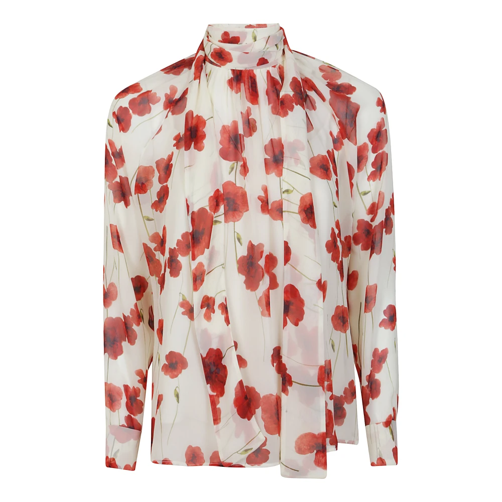 Max Mara Studio Elegante Witte Blouse Multicolor Dames