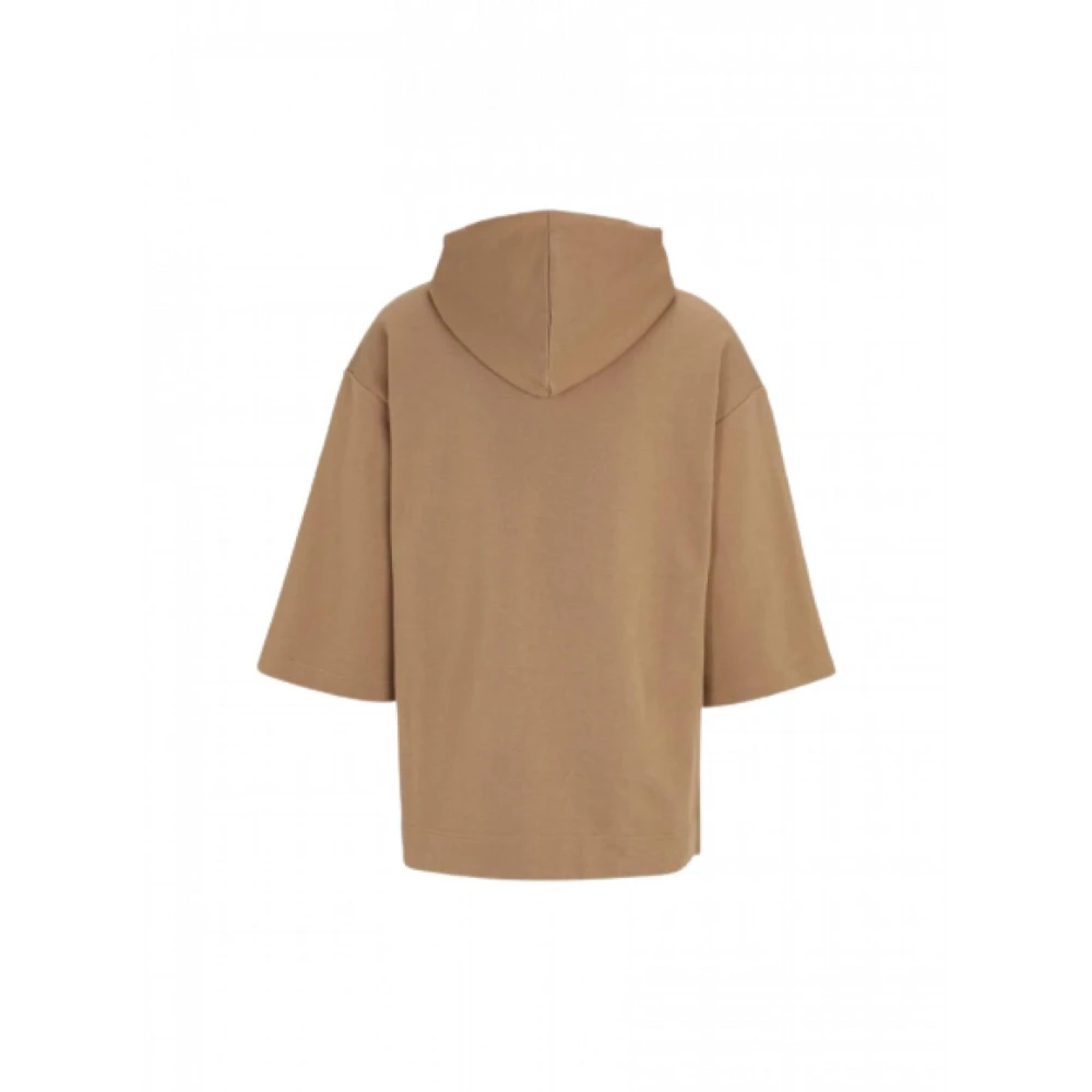 Fila Bruine Kimono Stijl Hoodie Beige Heren