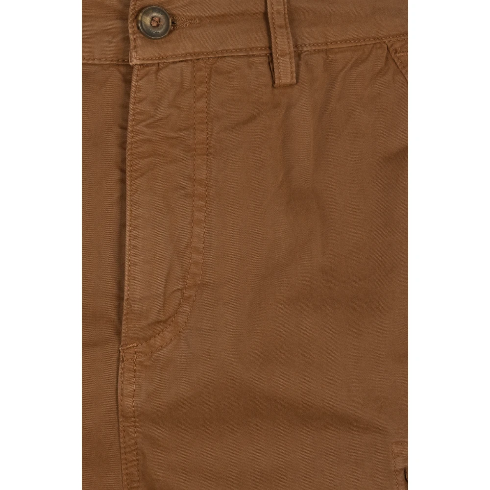 40Weft Cargo Bermuda Shorts voor Mannen Brown Heren