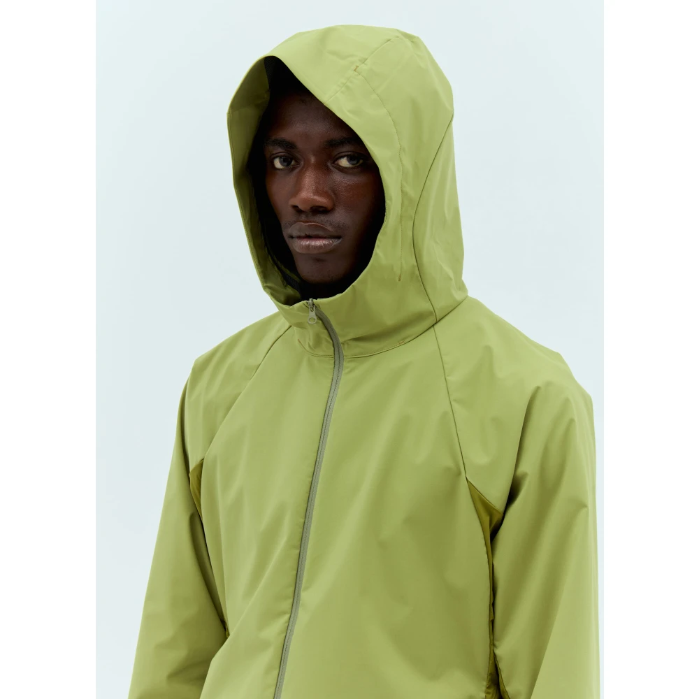 Post Archive Faction Technische Jas met Tonal Panels Green Heren