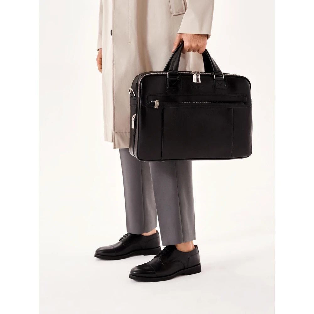 Kazar Zwarte tas voor mannen Black Heren