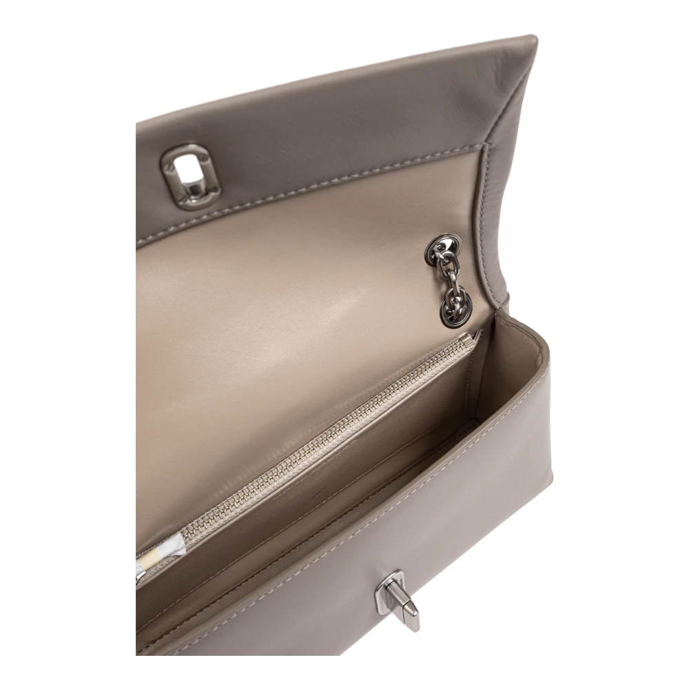 Marc Jacobs Leren schoudertas Gray Dames