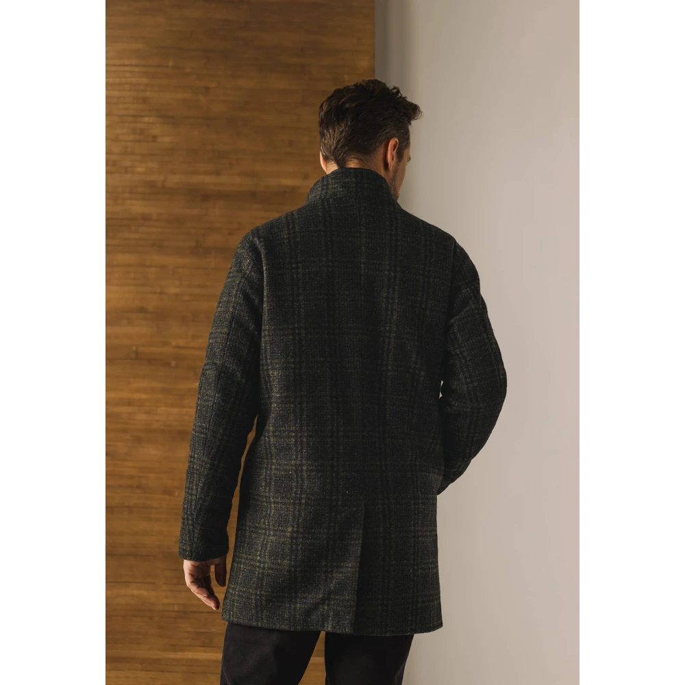 State of Art Stijlvolle Manteljas Black Heren