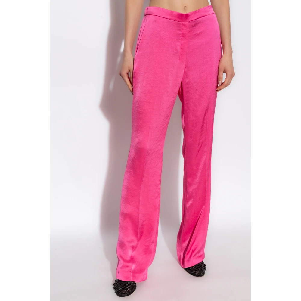 Theory Satin Broek Pink Dames