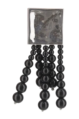 Sterling Silver Onyx Pärlörhänge
