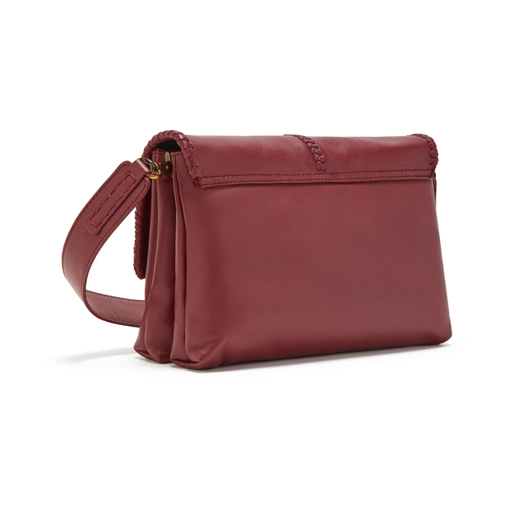 Maliparmi Medium Geweven Crossbody TAS Red Dames