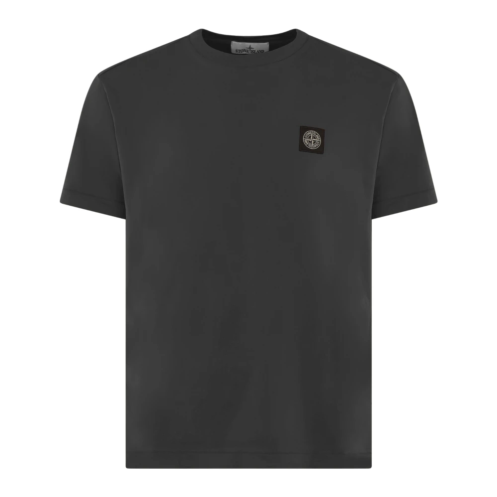 Stone Island Heren T-shirt Klassieke Pasvorm Gray Heren