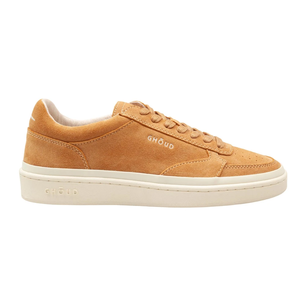 Ghoud Stijlvolle Suède Sneakers Heren Schoenen Oranje
