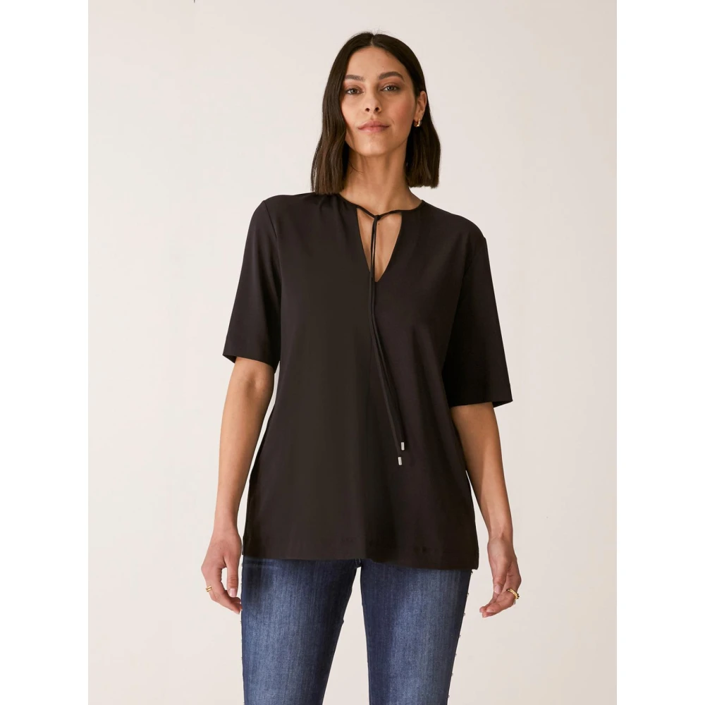Elena Mirò Jersey Shirt Blue Dames