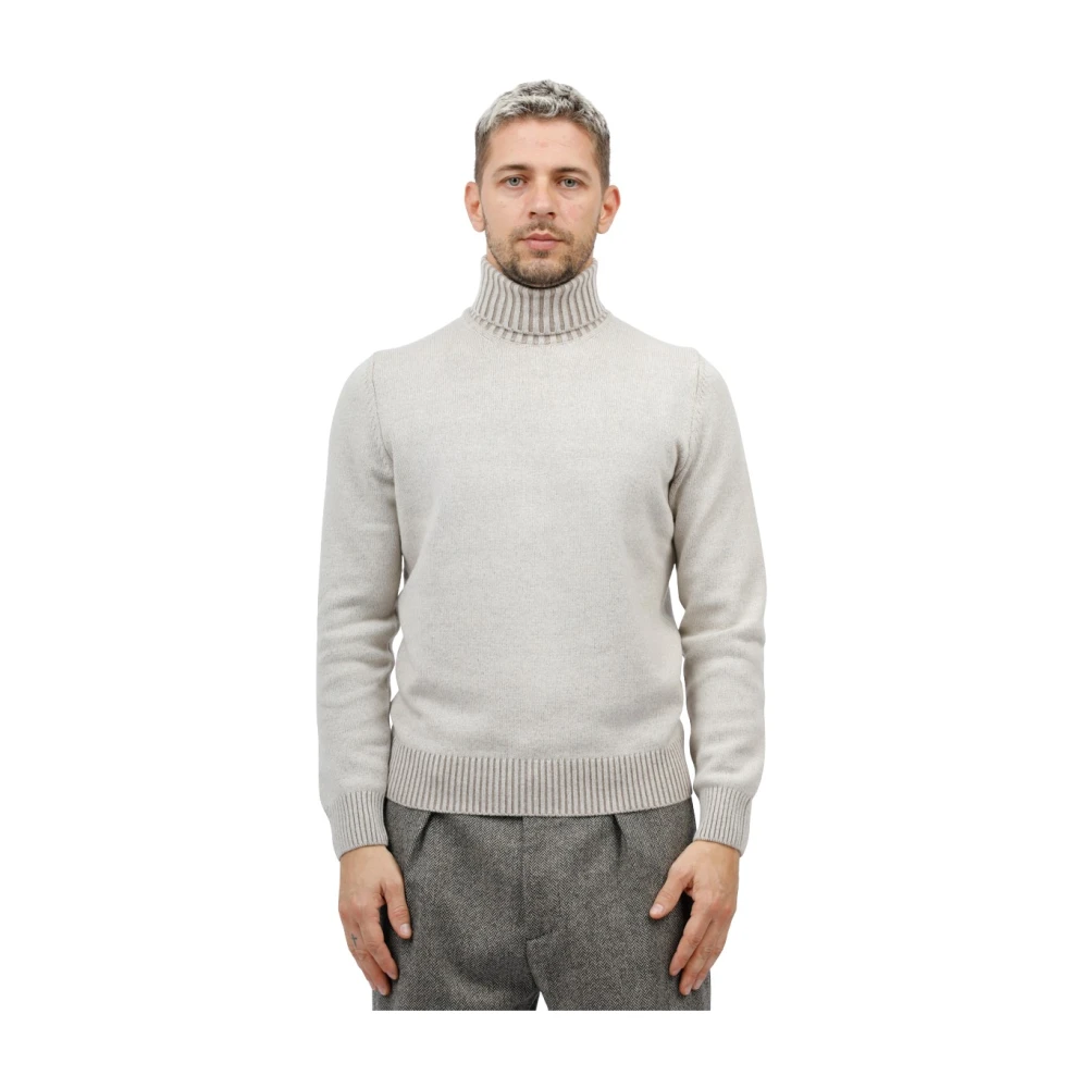 Gran Sasso Turtleneck Sweater Beige Heren