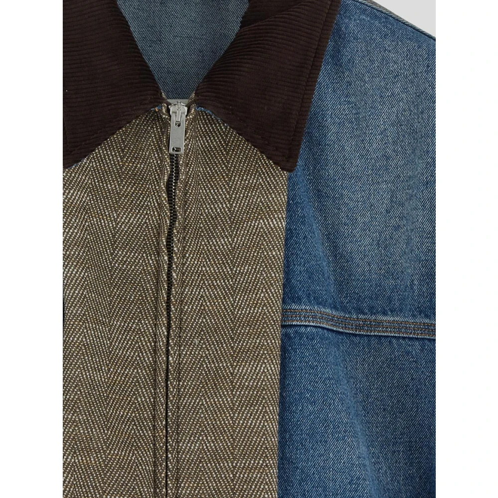 Stella Mccartney Denim Jack Vrouw Modieuze Kleding Blue Dames