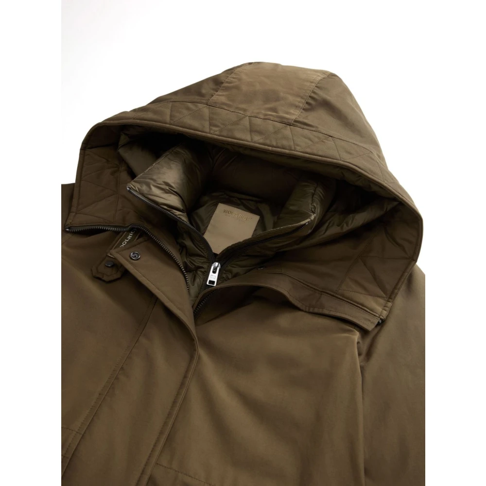 Woolrich Groene Parka Jas voor Vrouwen Green Dames
