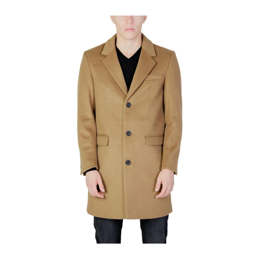 Antony Morato Beige Polyester Blend Heren Herfstjas Beige Heren