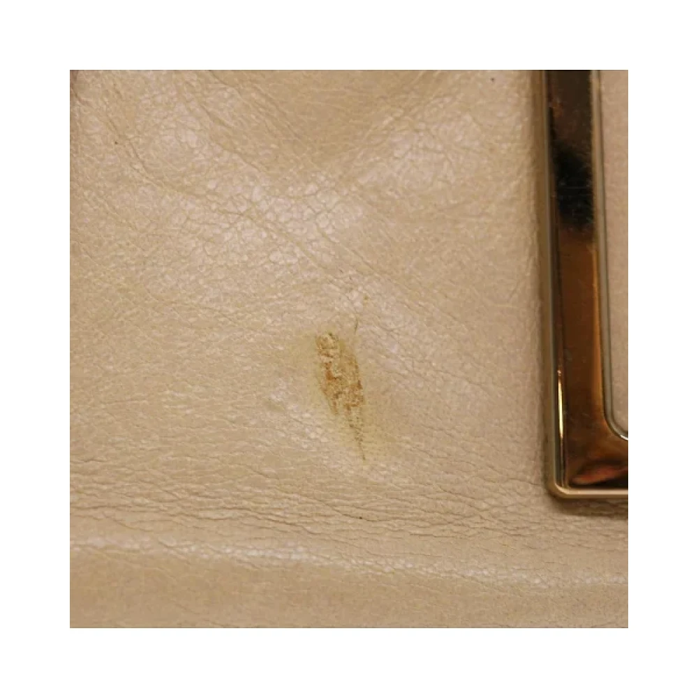 Chloé Pre-owned Leather handbags Beige Dames