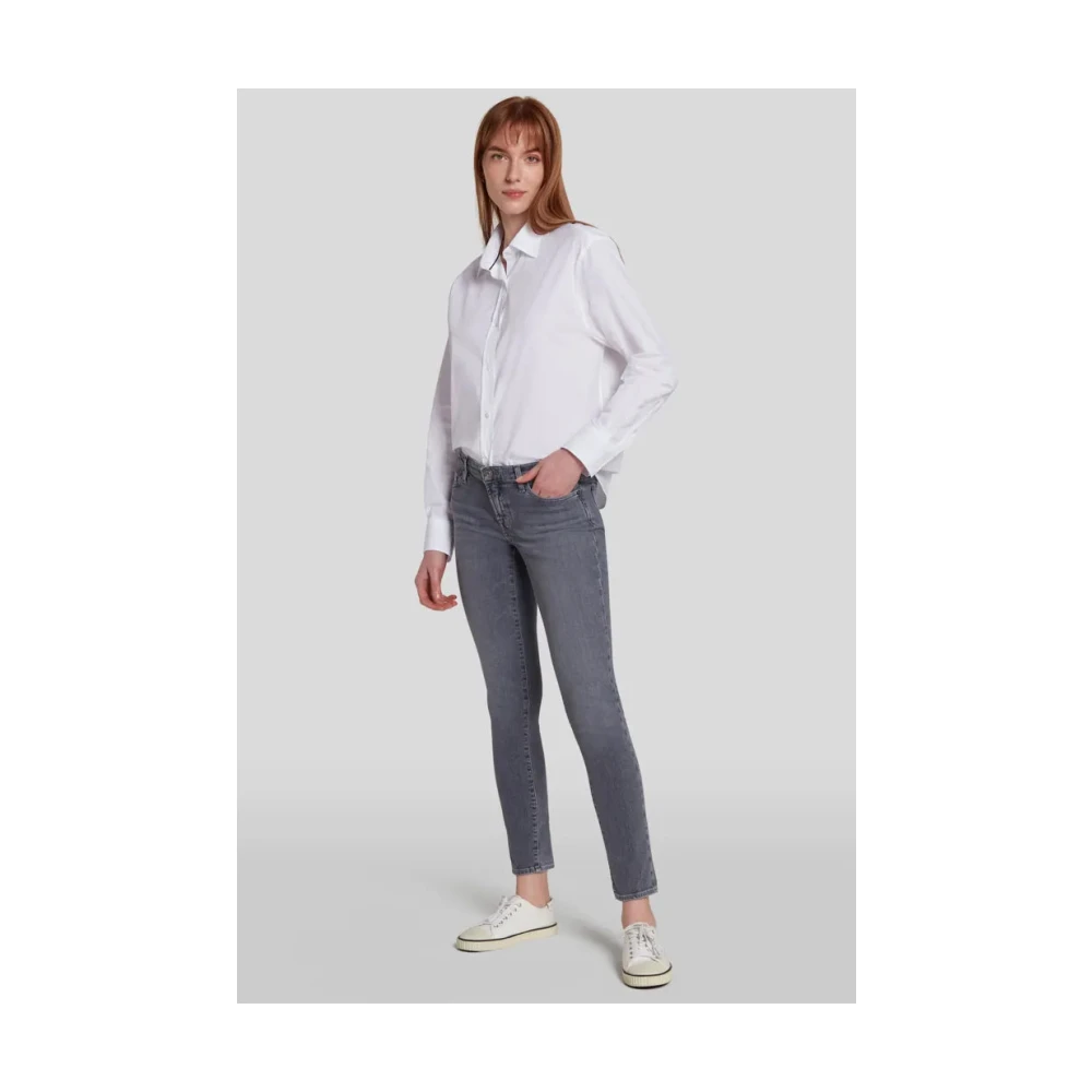 7 For All Mankind Smalle Broek voor Heren Gray Dames