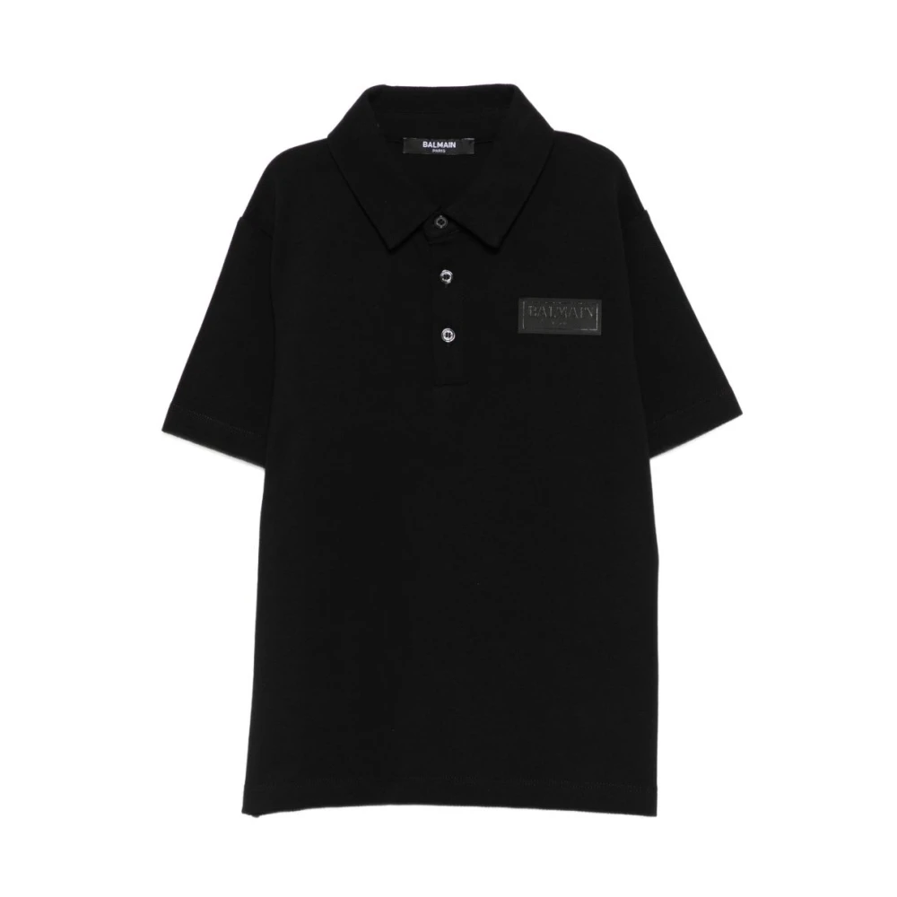 Balmain Unisex Kids Black T-Shirt - Kids Shirts - 10 Y - Kids