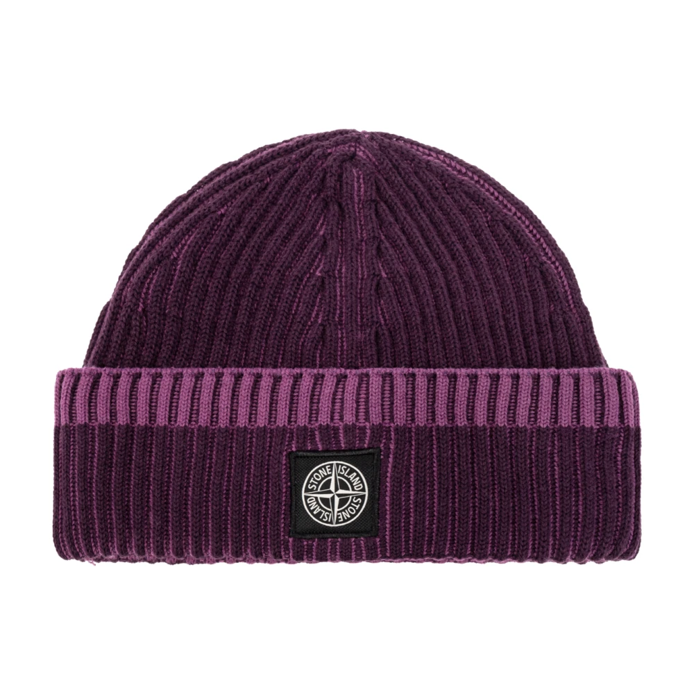 Stone Island Pet met logo Purple Heren