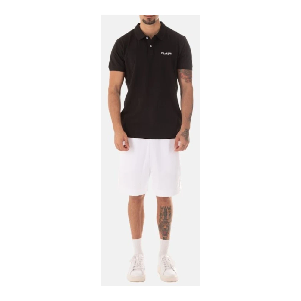 Just Cavalli Heren Logo Polo Shirt Black Heren
